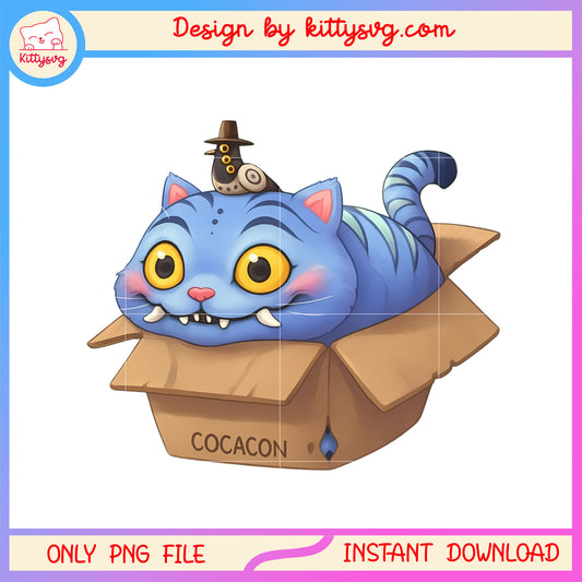 Derpy tiger in the box design png, derpy demon hunters png