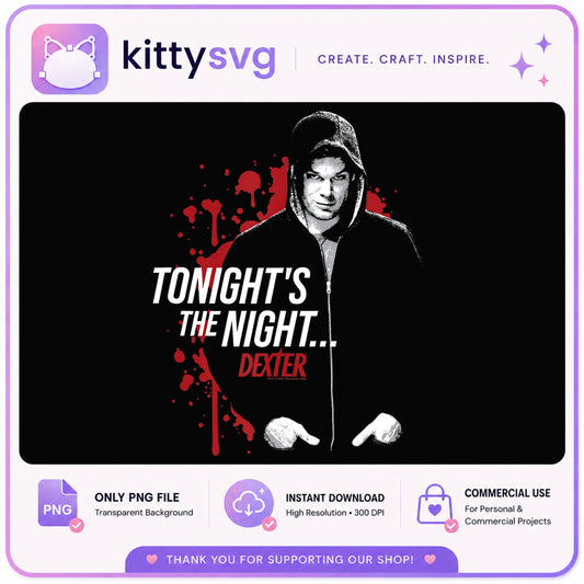 Dexter Tonight's The Night PNG, Dexter Morgan PNG, Horror PNG