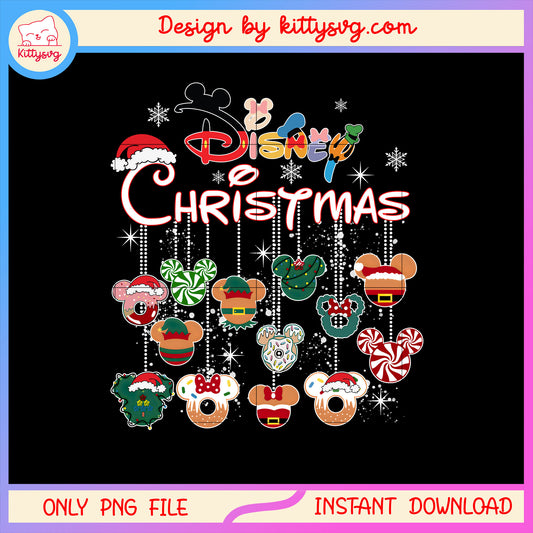 Disney christmas cake mickey ear png, christmas mickey ears png