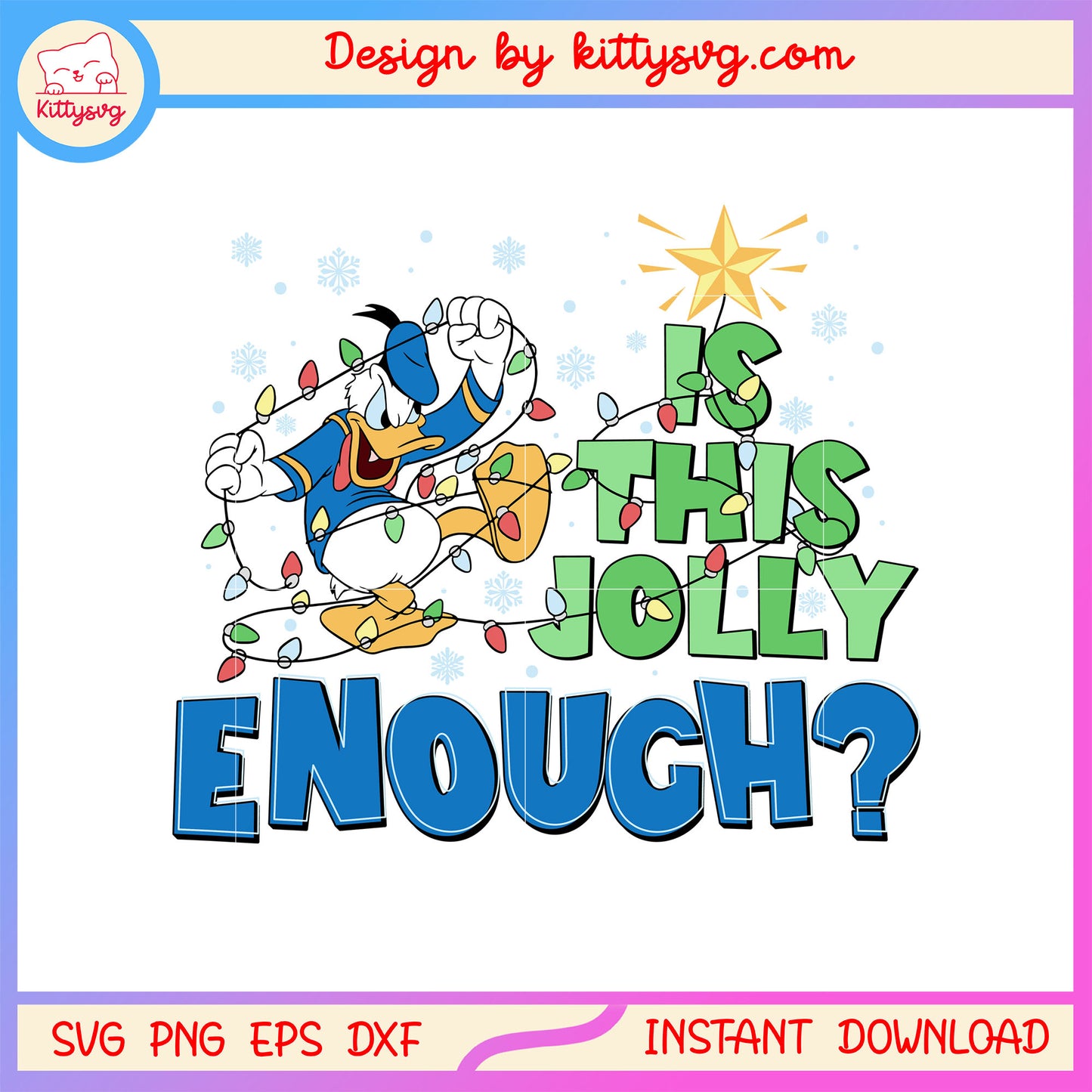 Disney donald is this jolly enough svg, donald duck svg