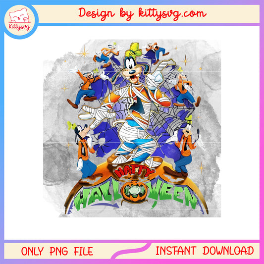 Disney goofy halloween day png, goofy dog png