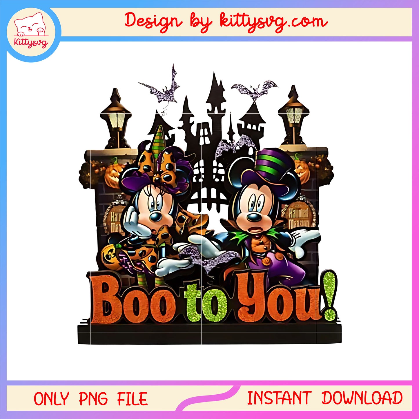 Disney halloween castle boo to you png, halloween der film png