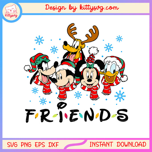 Disney mickey friends face christmas svg, christmas gift ideas svg