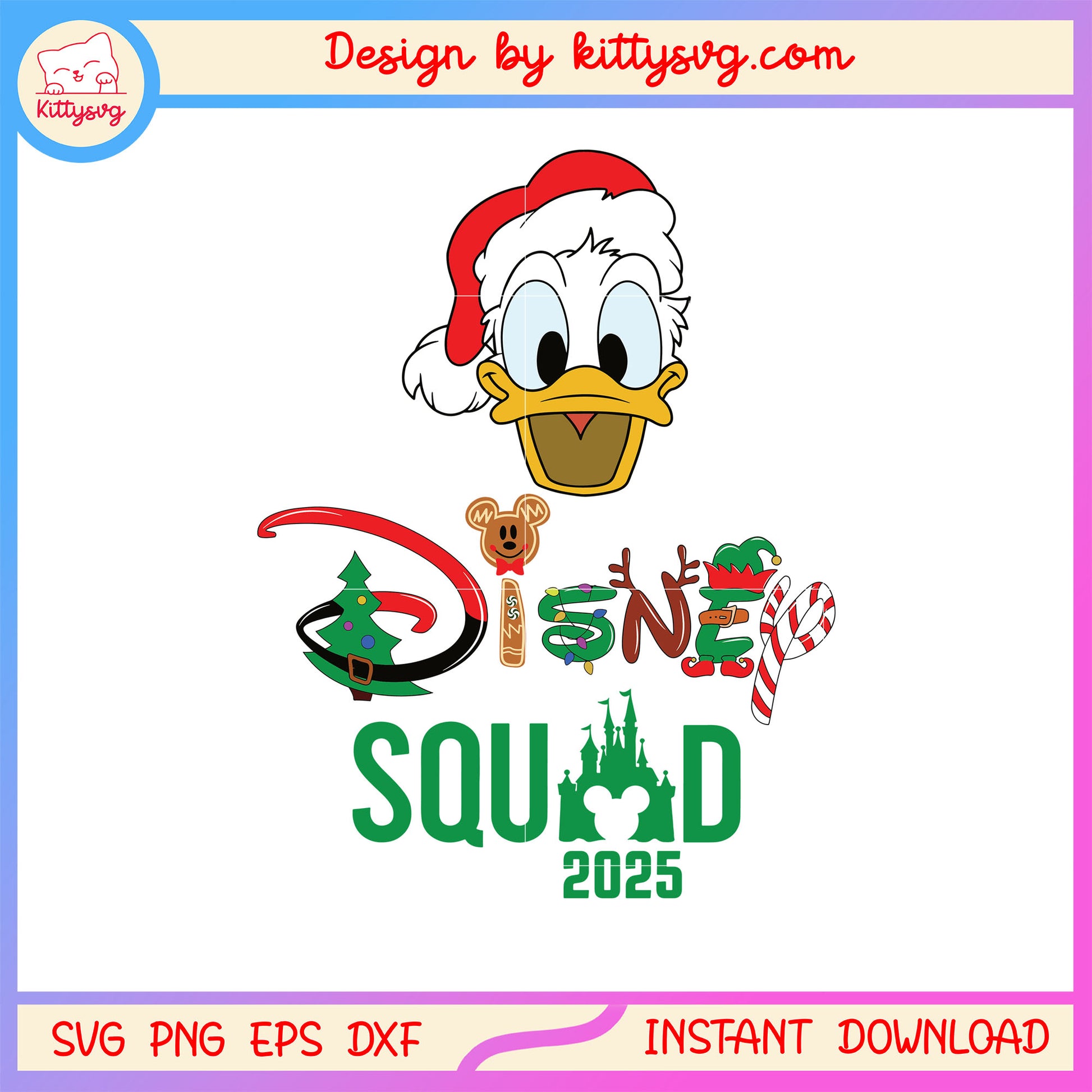 Disney squad 2025 donald christmas svg, that christmas svg