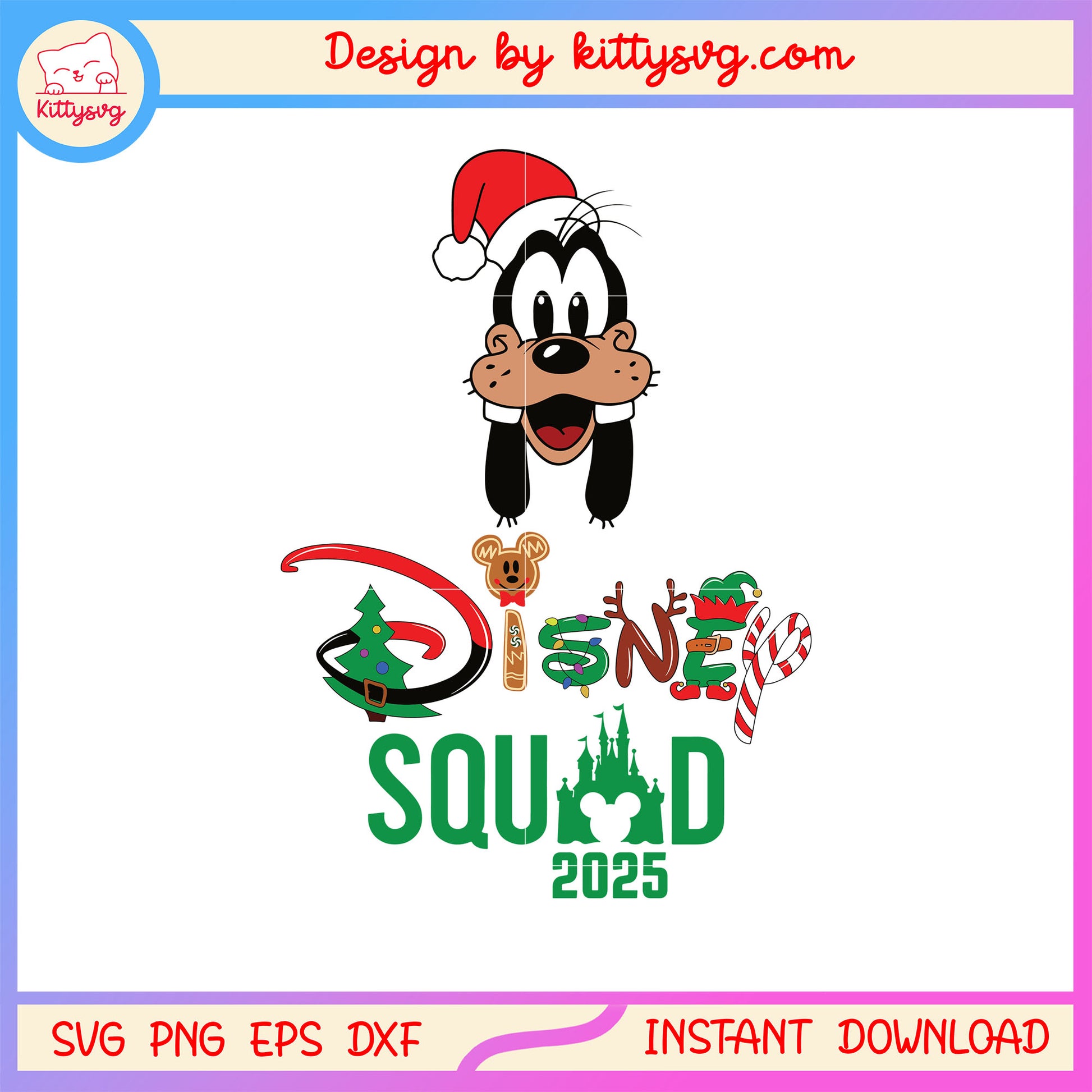 Disney squad 2025 goofy christmas svg, christmas decorations svg