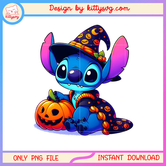 Disney stitch halloween witch costume png, the stitch witch png