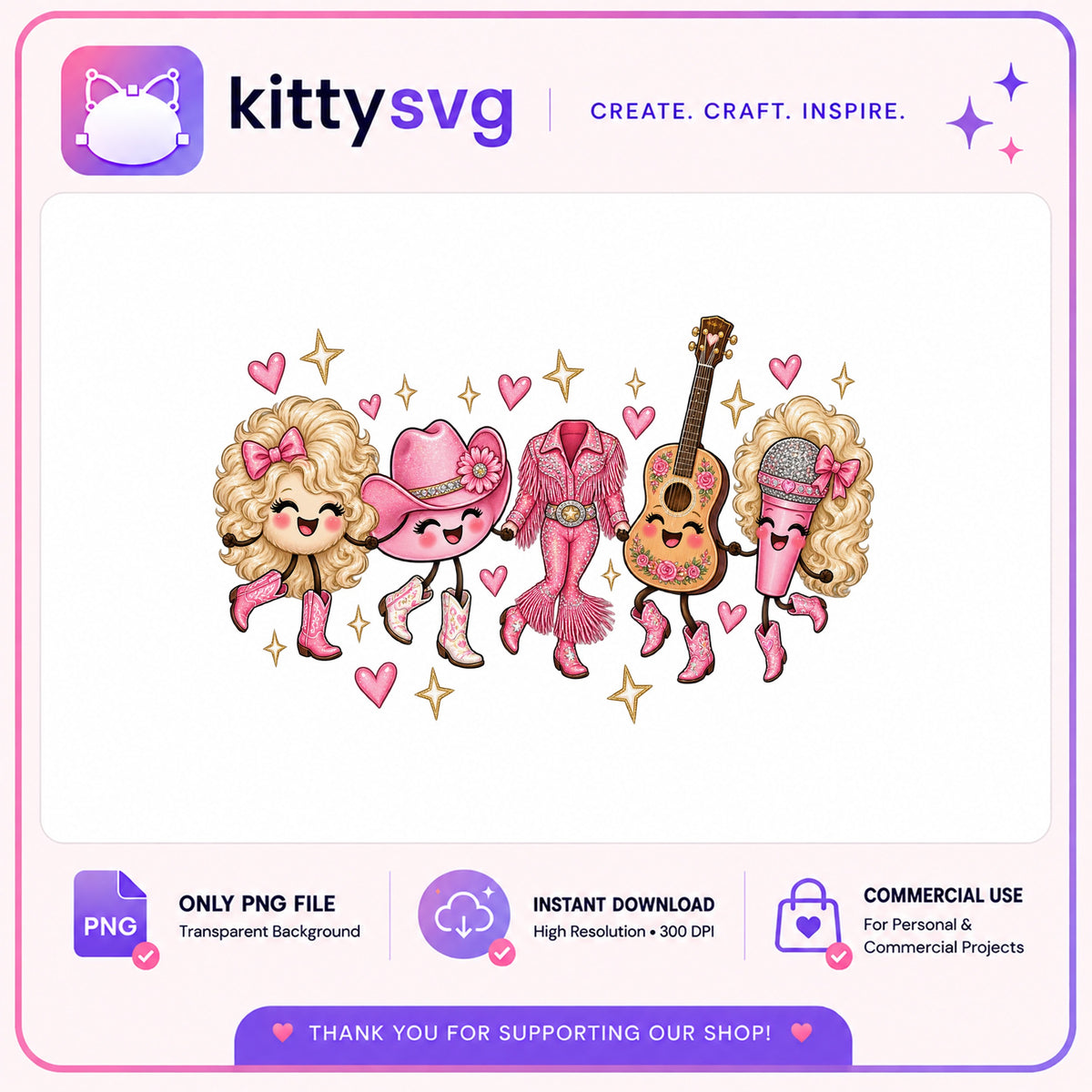 Dolly Parton PNG, Country Music Cowgirl Pink PNG, Western PNG
