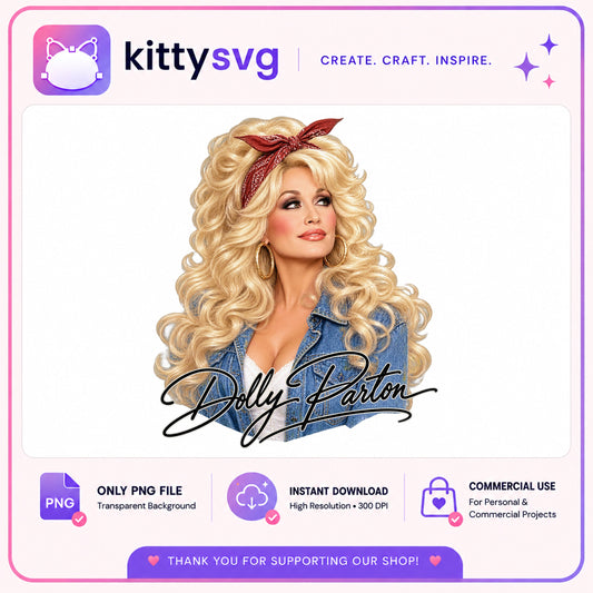 Dolly Parton PNG, Country Music Singer PNG, Western PNG