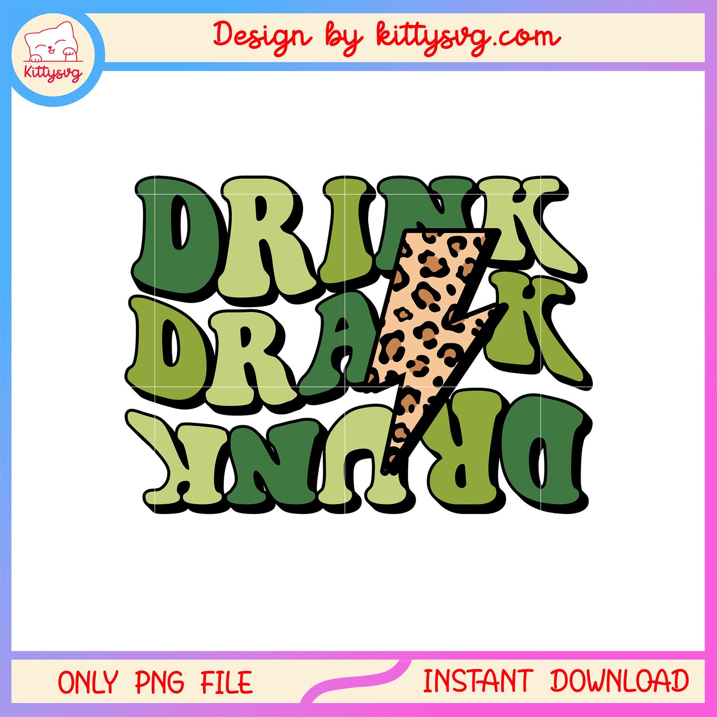 Drink logo st patrick's png, st patrick's day 2026​ png