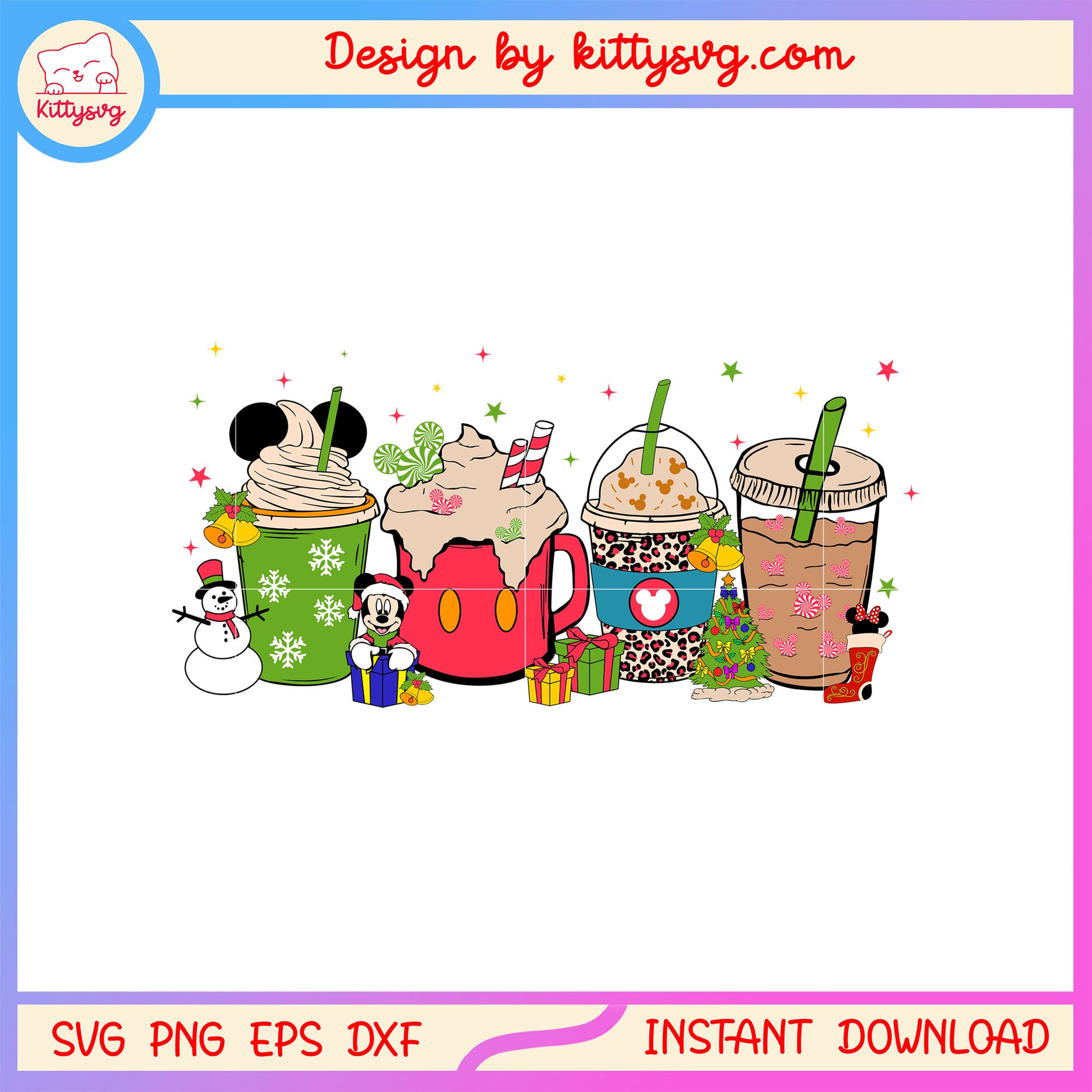 Drink mickey disney cartoon christmas svg, mickey disney svg