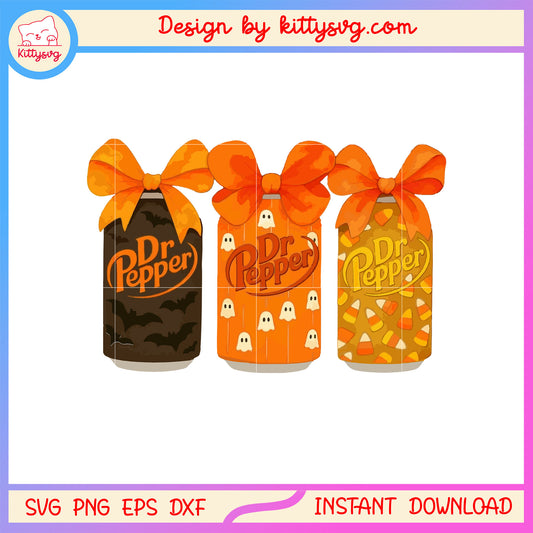 Dr pepper halloween drinks design svg, happy halloween svg