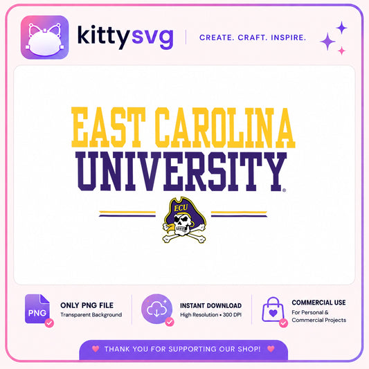 East Carolina University PNG, ECU Pirates Logo, College PNG