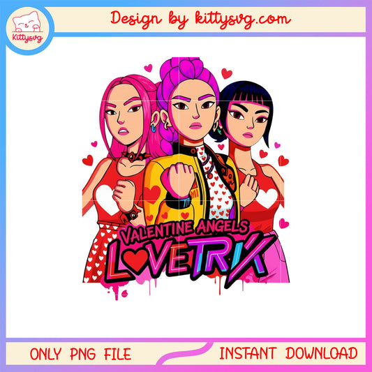 Epic huntrix sticker valentine  png,  kpop demon hunters png