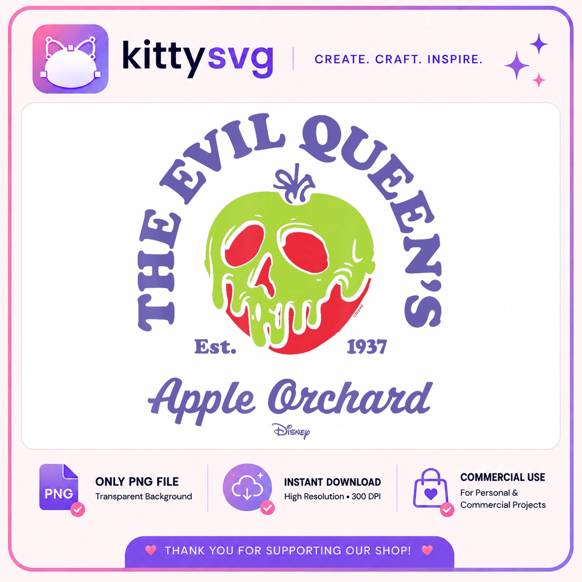 Evil Queen Apple Orchard Disney PNG, Poison Apple PNG, Snow White PNG