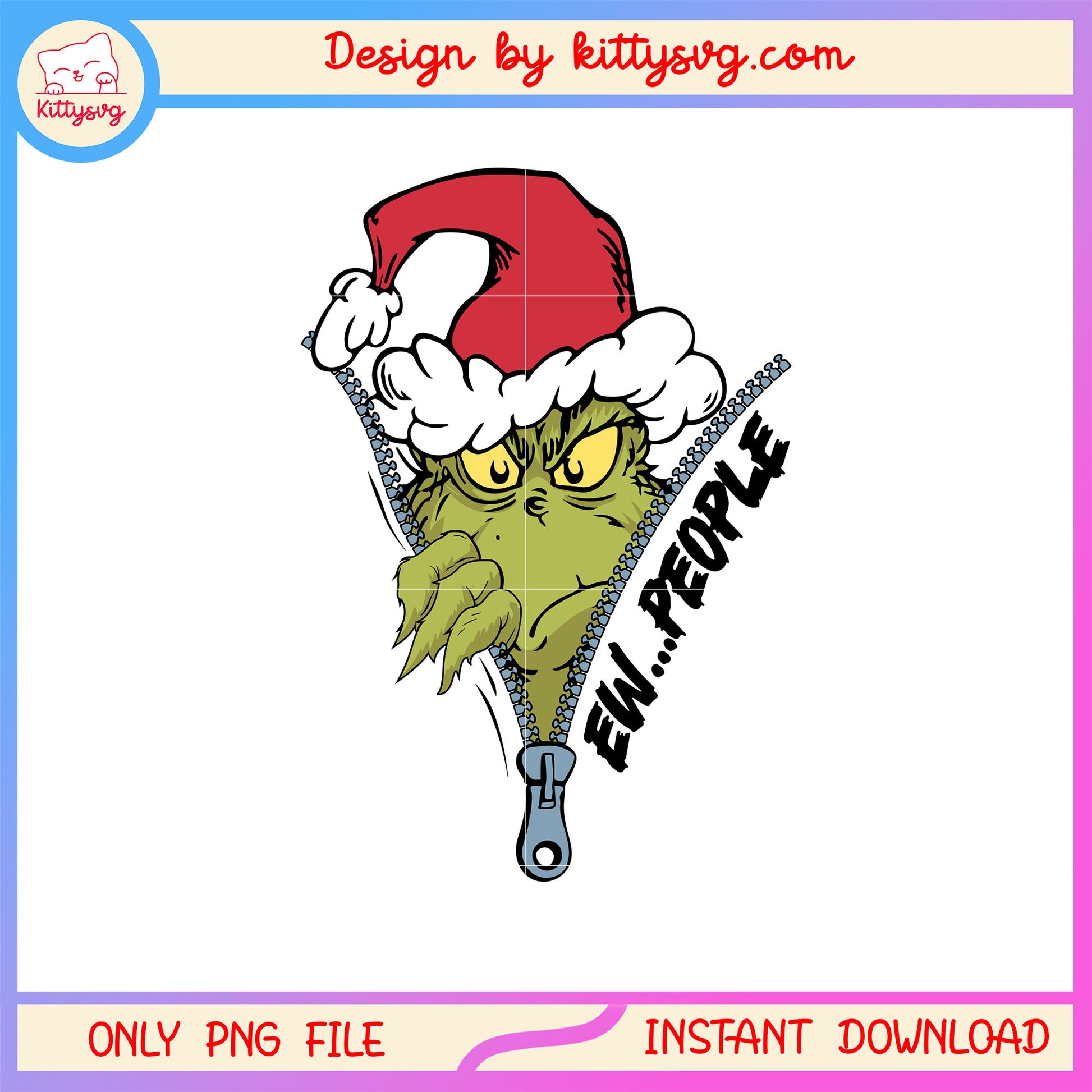 Ew people green grinch christmas png, the grinch movie png