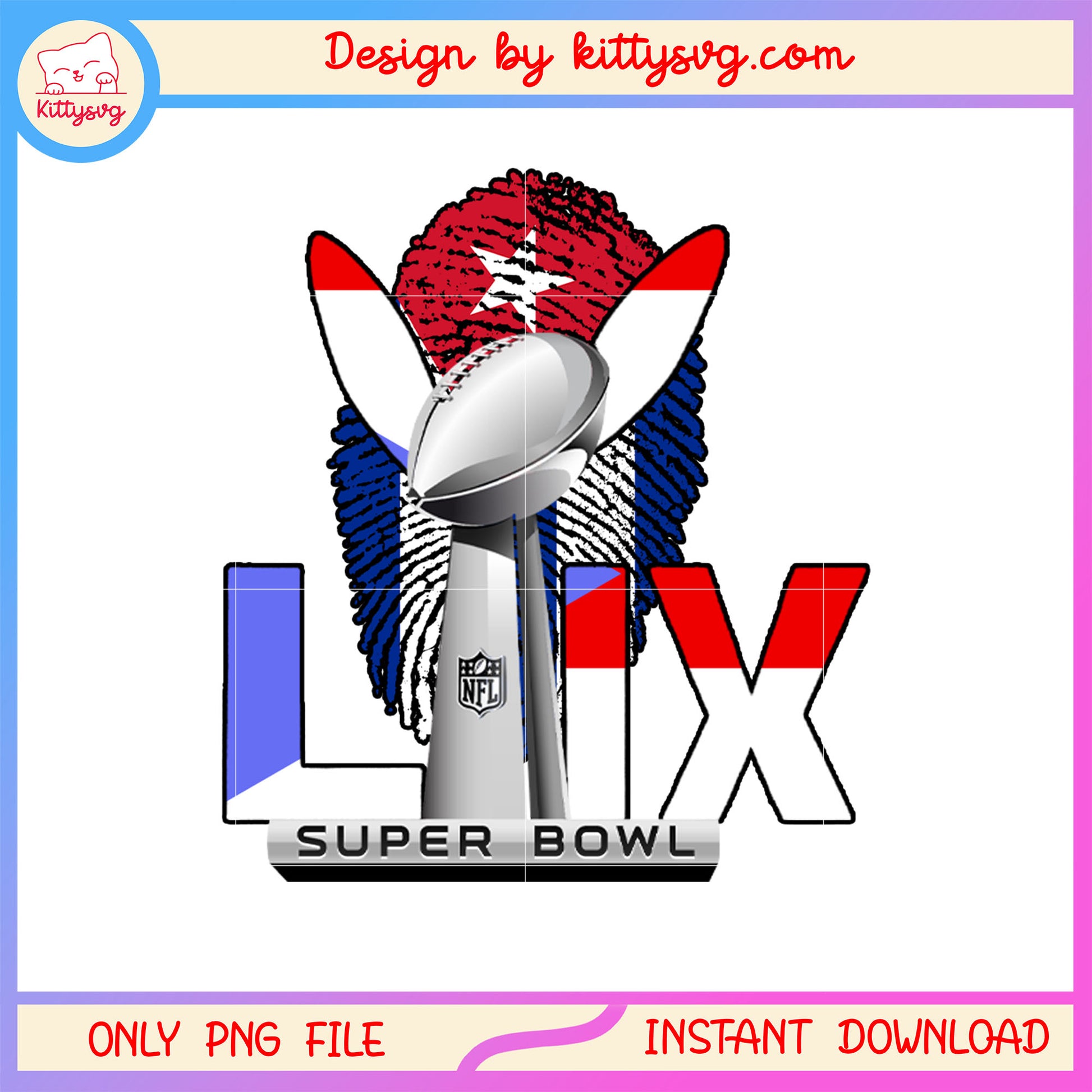 Fingerprint super bowl lix png, super bowl lix​ png, bad bunny png