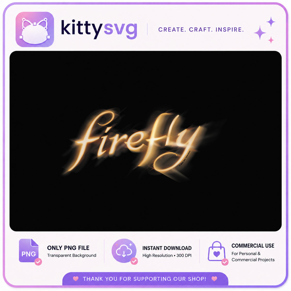 Firefly TV Show Logo PNG, Firefly Series PNG, Sci Fi PNG