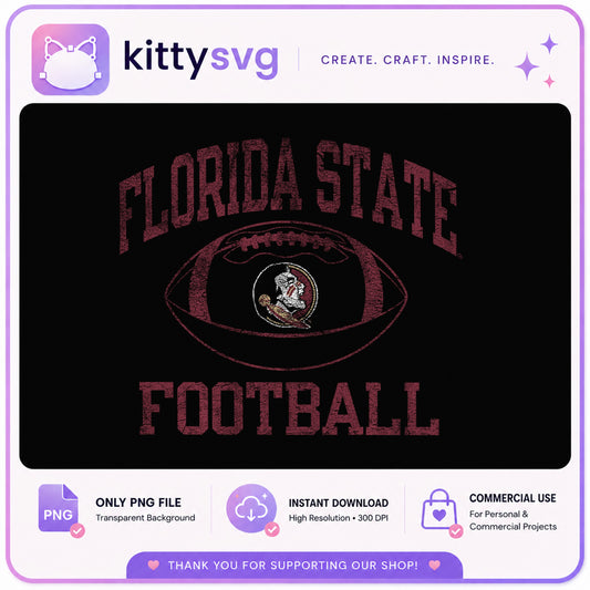 Florida State Football PNG, FSU Seminoles PNG, College Football PNG