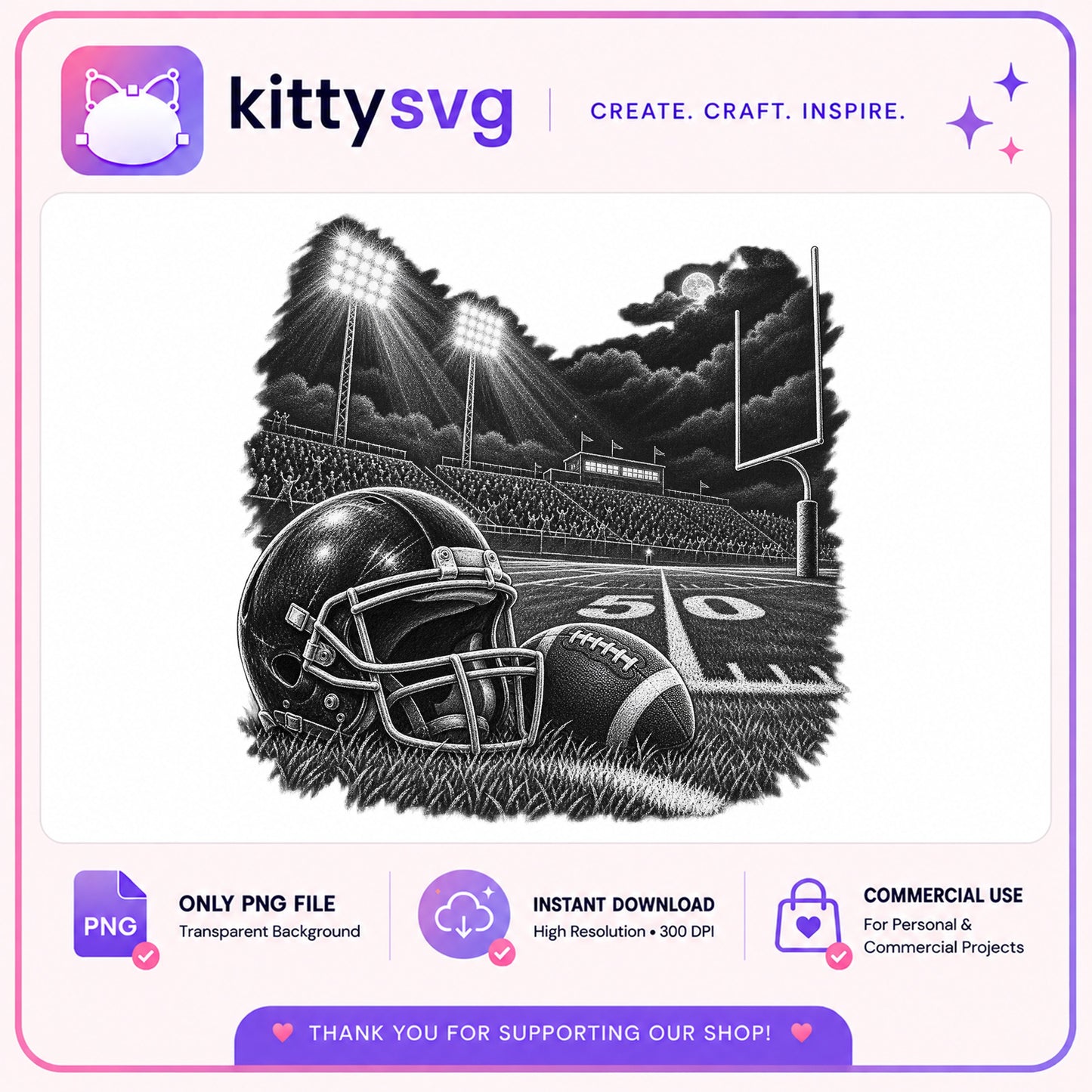 Football Stadium Night Game PNG, Football Helmet PNG, Sports PNG