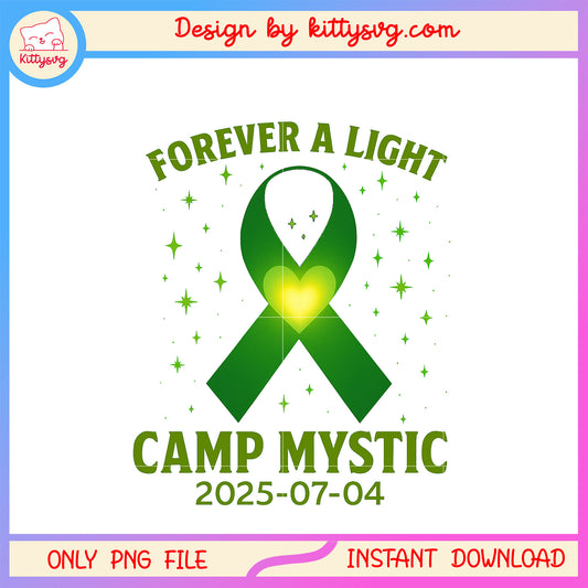 Forever a light camp mystic 2025 png,  camp mystic png