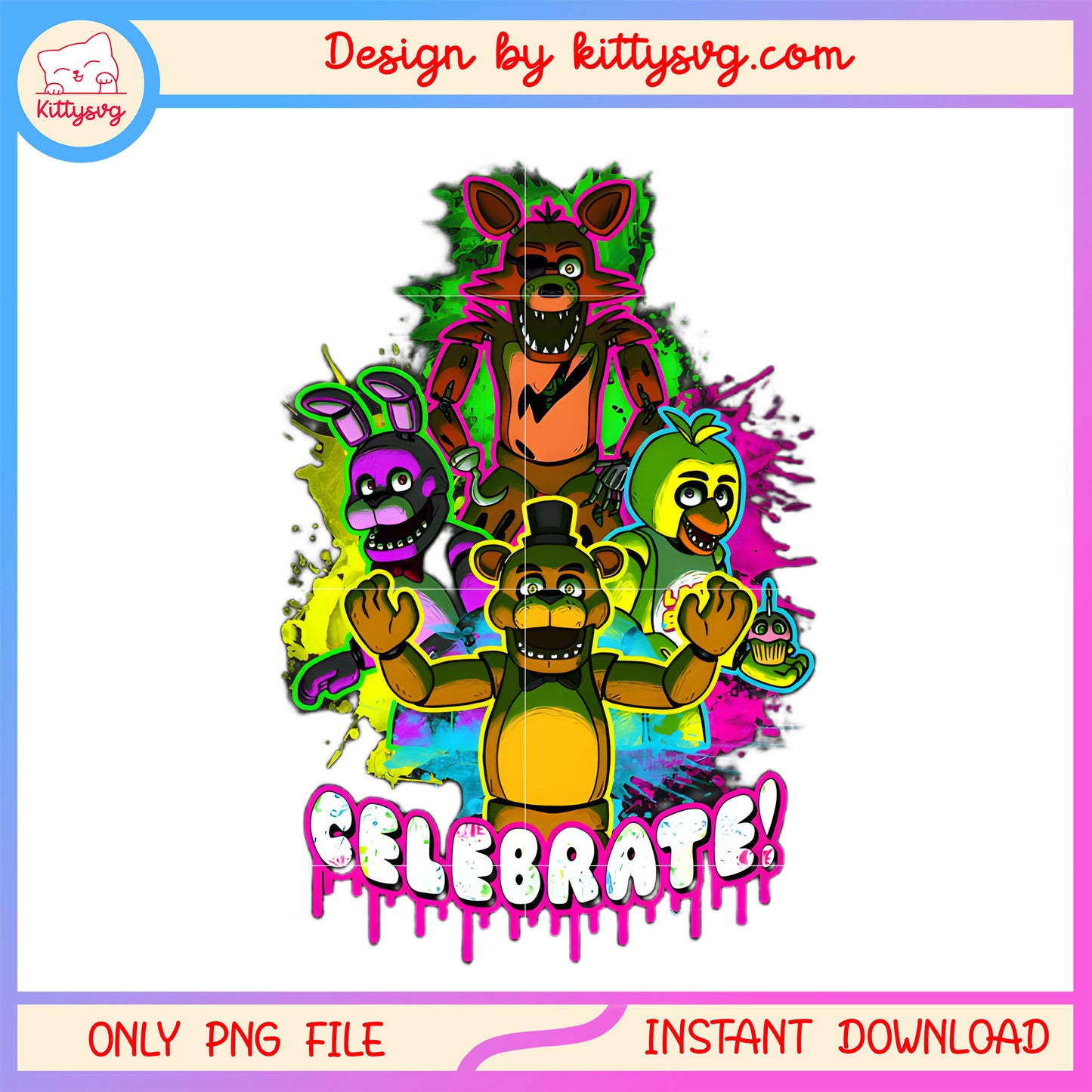 Freddy bear and friends celebrate png, halloween celebrate png