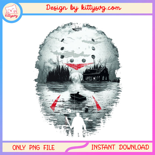 Friday Night Terror Jason voorhees png, horror movie character png