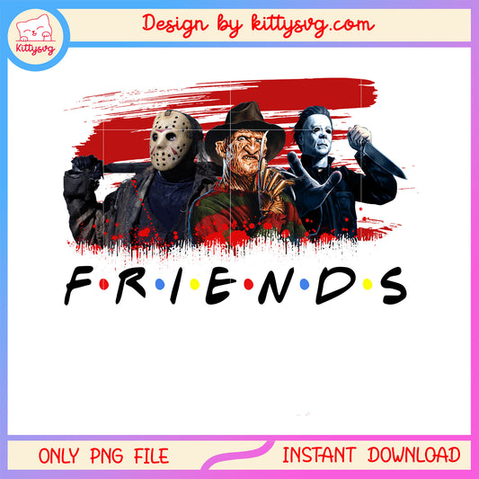 Friends horror krueger jason michael png, horror friends png