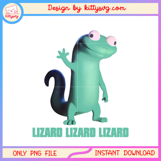 Funny Lizard lizard lizard design png, lizard meme hehe​ png