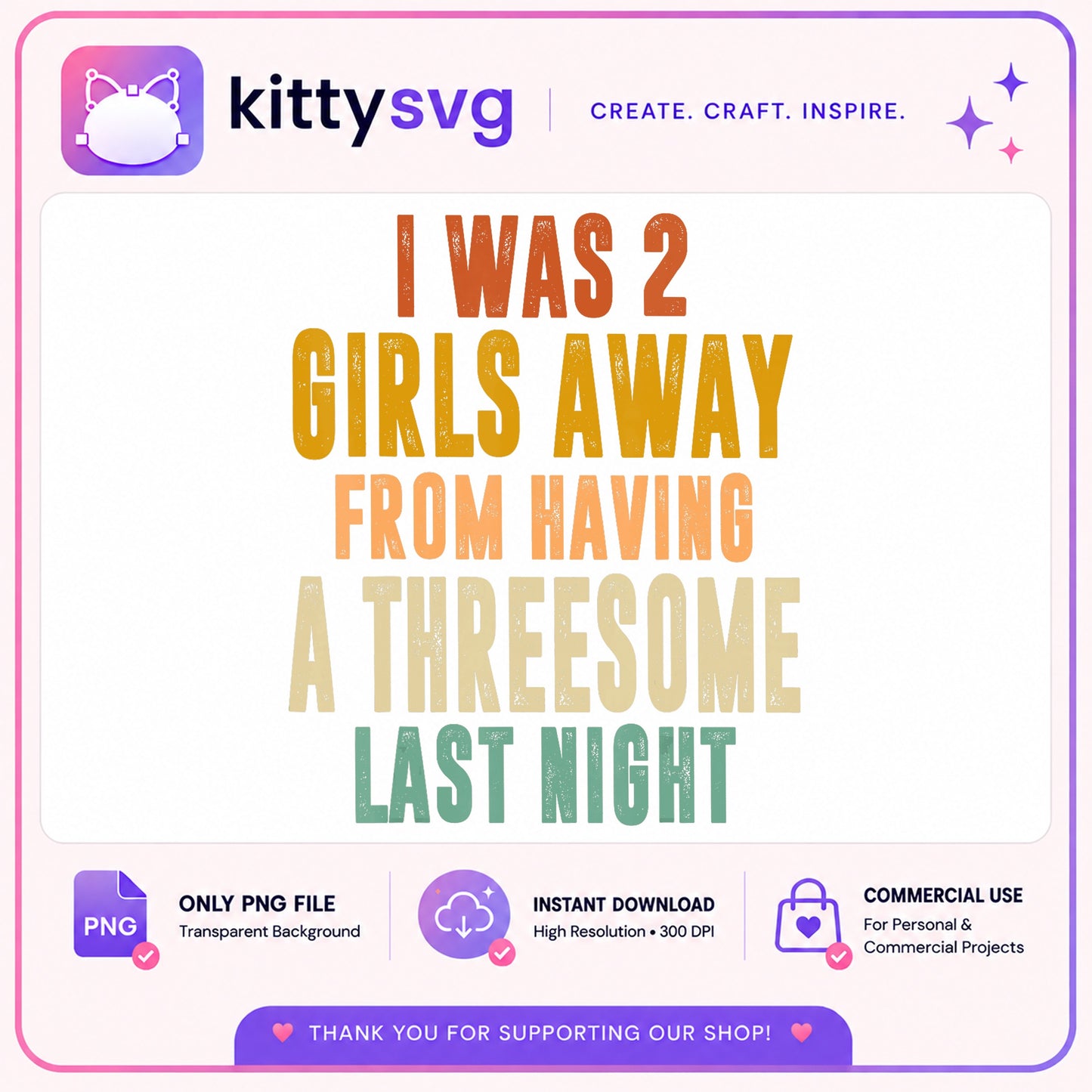 Funny Threesome Quote PNG, Sarcastic Humor Shirt Design PNG, Adult Joke PNG