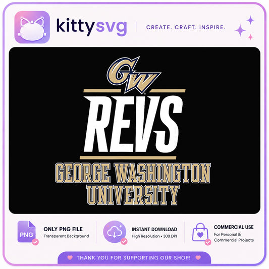 George Washington University Revs PNG, GW Revs, College PNG
