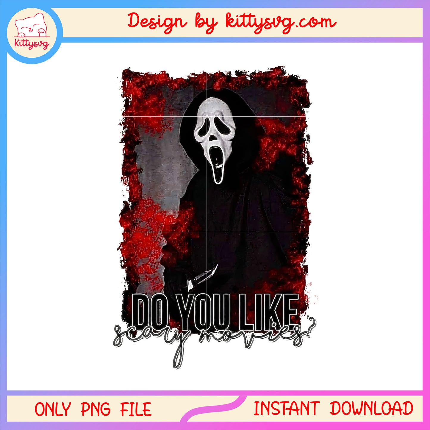 Ghostface do you like scary movies png, best horror movies png
