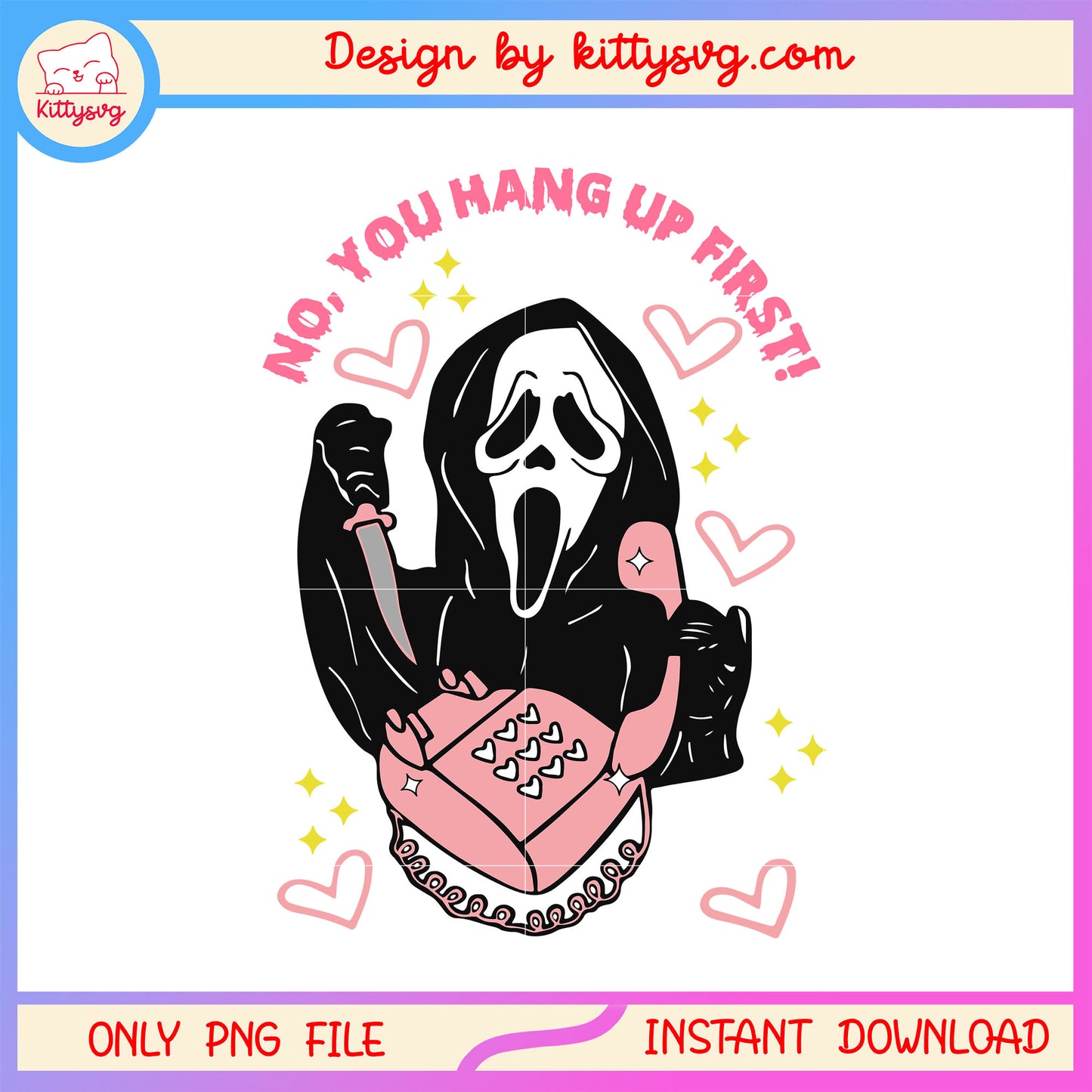 Ghostface no you hang up first png, Ghostface call me png