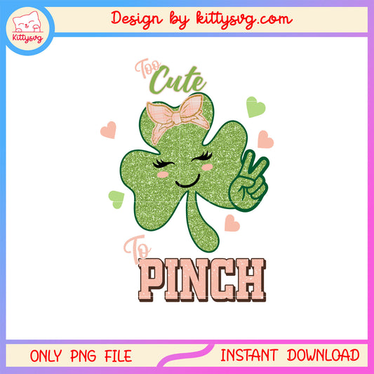 Girl clover green patrick png, st patrick's day clover png