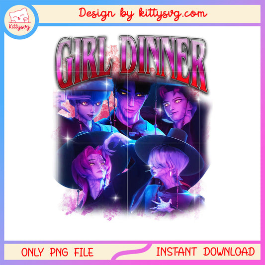 Girl dinner saja boys jinu demon design png, kpop boy band png