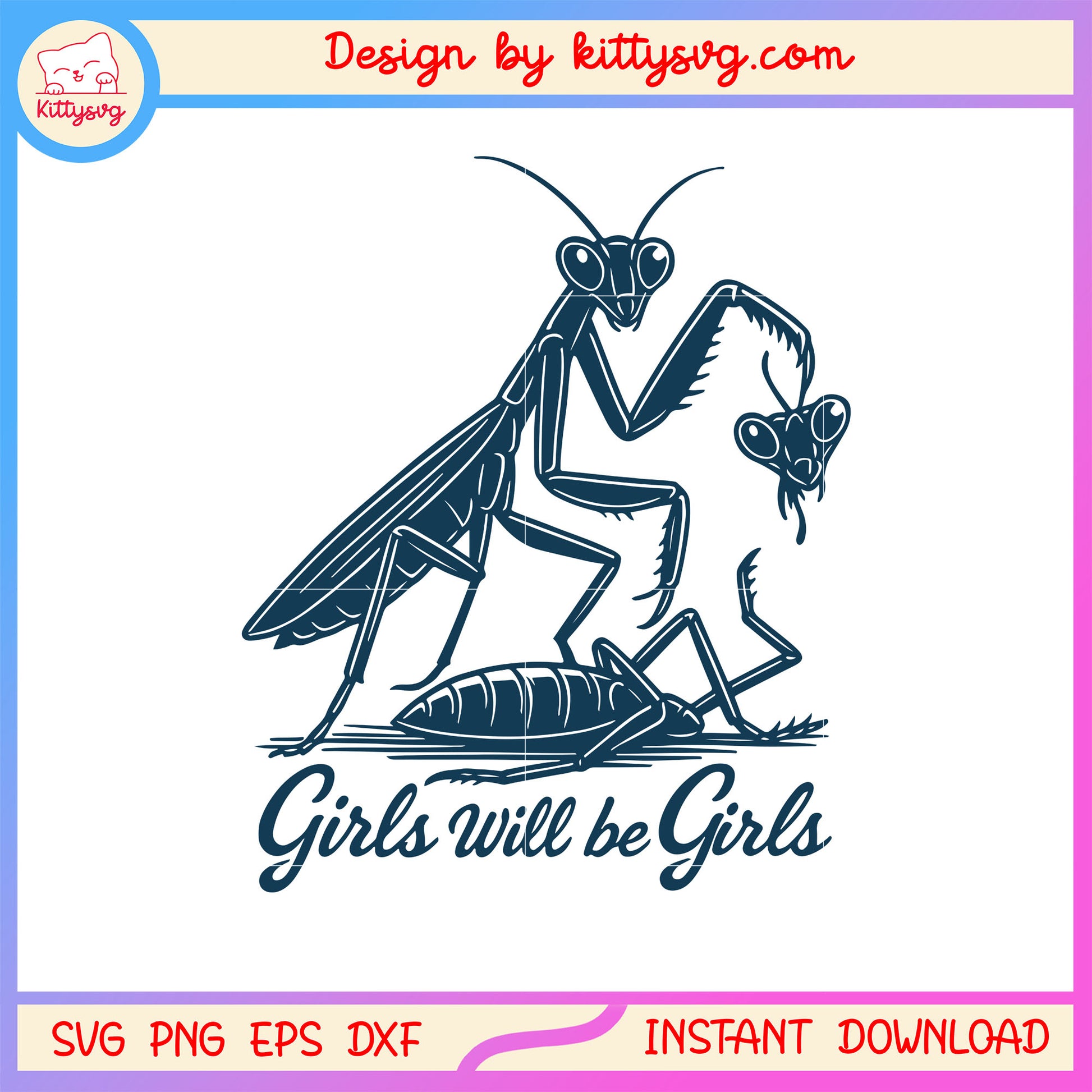 Girls will be girls design svg, quotes of the day svg, funny quote svg