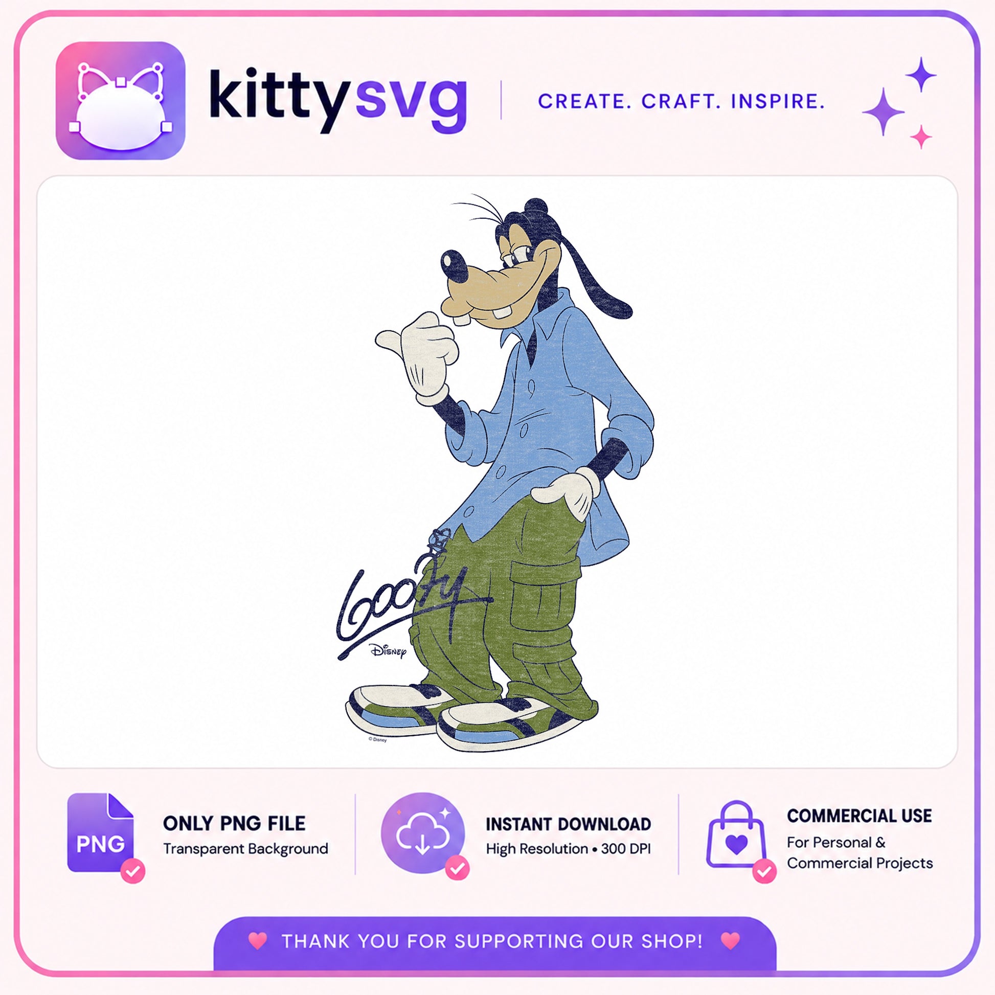 Goofy Disney PNG, Disney Character Clipart, Goofy PNG