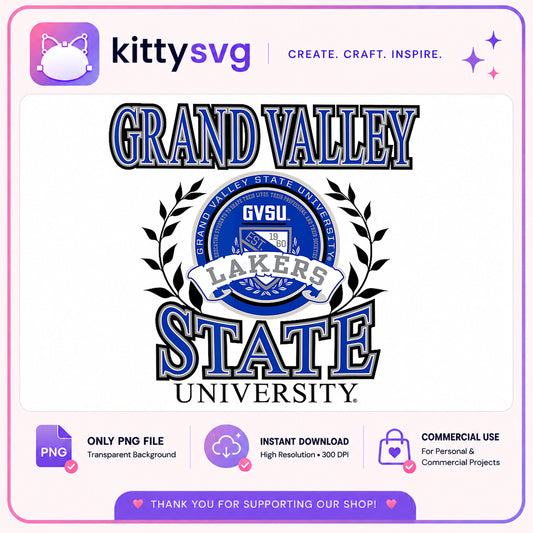 Grand Valley State University PNG, GVSU Lakers PNG, College PNG