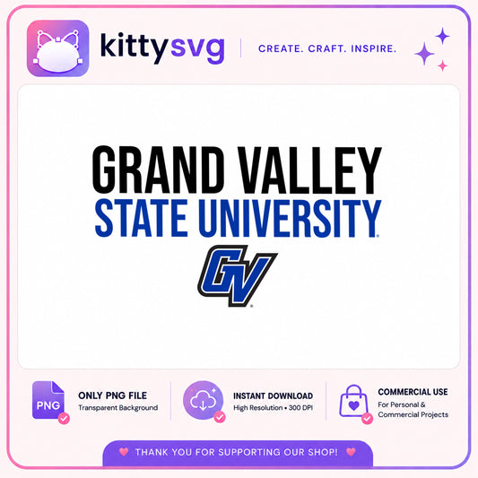 Grand Valley State University PNG, GVSU Logo PNG, Lakers PNG