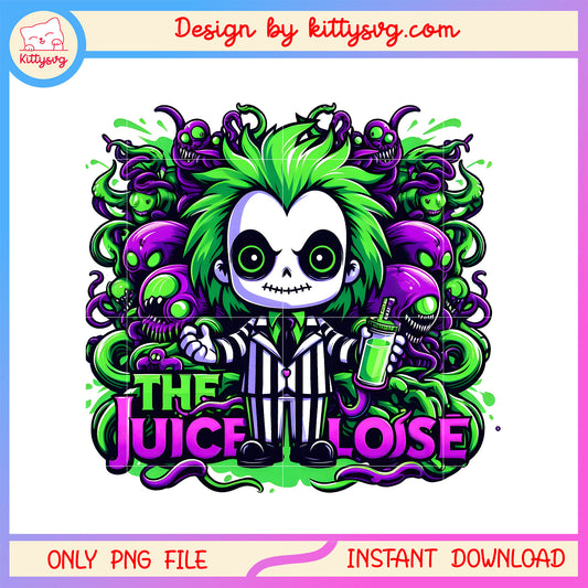 Graphic beetlejuice chibi loose png, beetlejuice halloween movie png