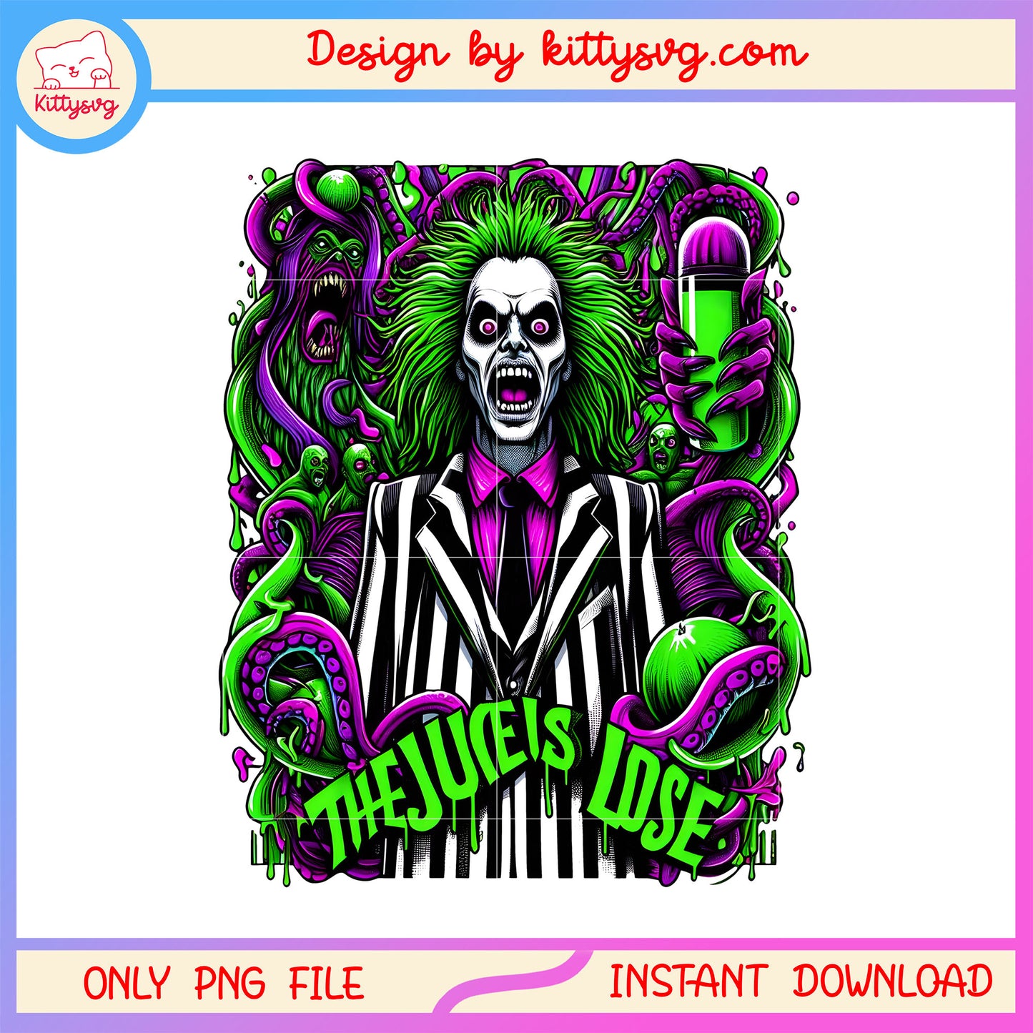 Graphic beetlejuice loose png, beetlejuice horror killer png