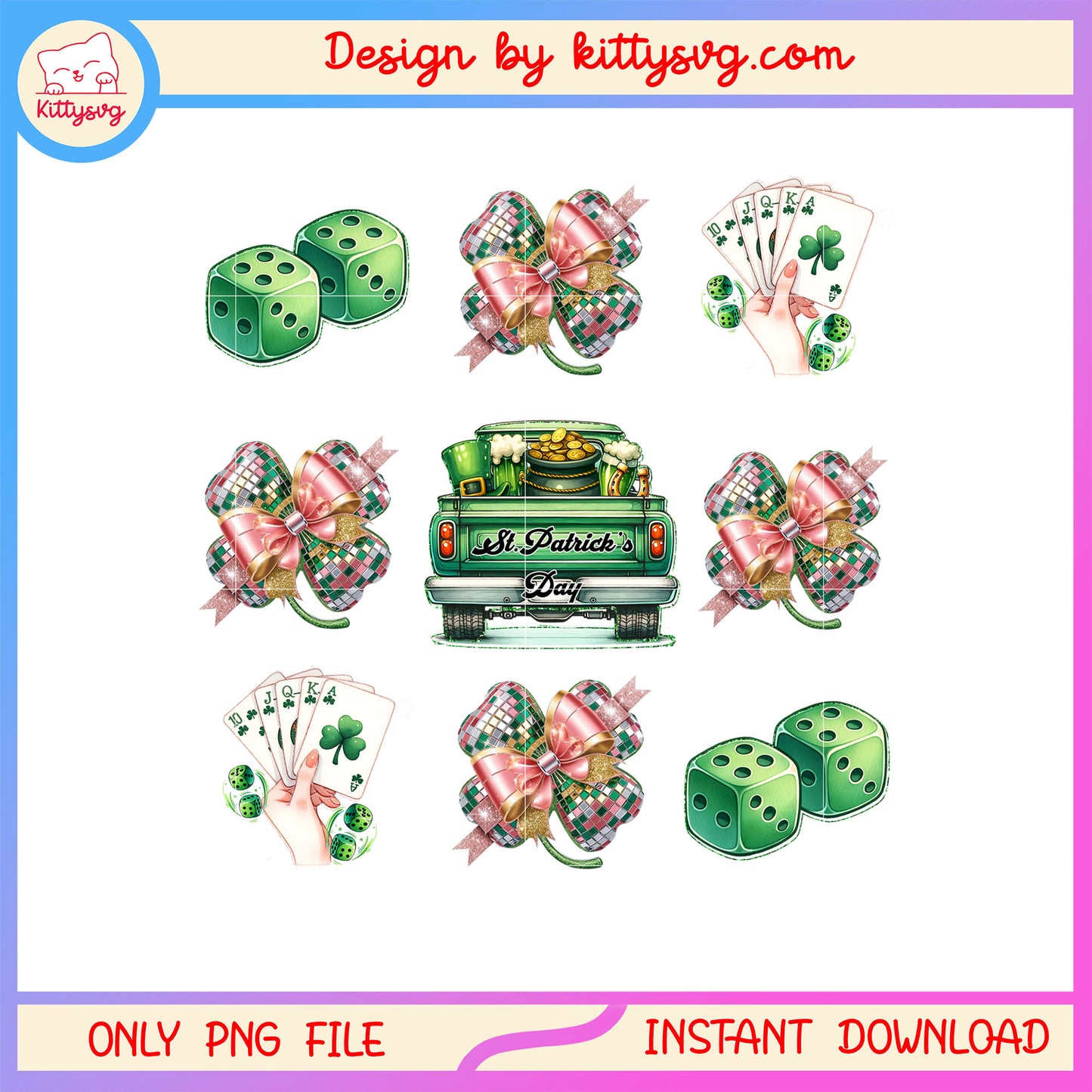 Green icon happy patrick png, st patrick's day icons​ png