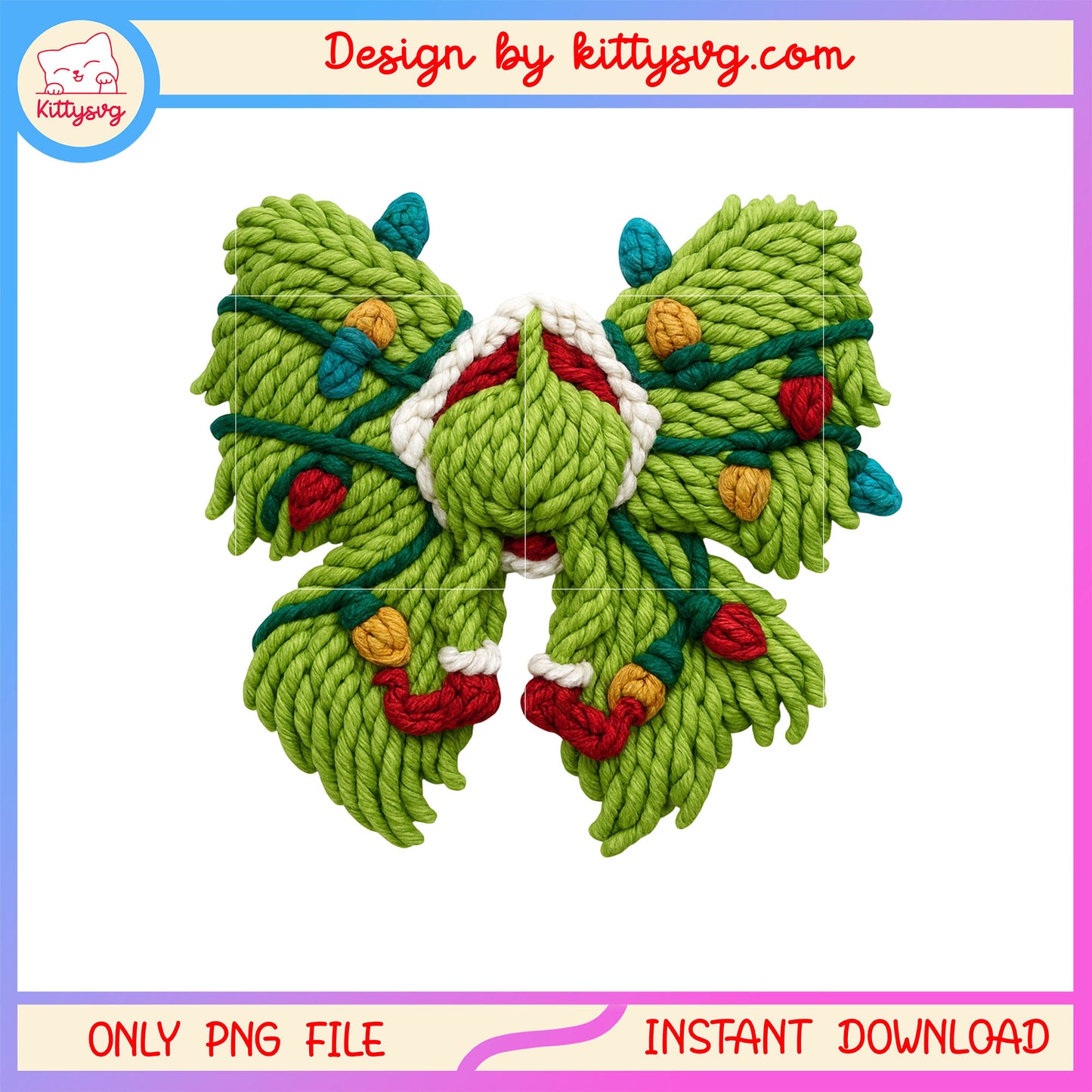 Grinch ass bow christmas lights patchwork png, mr grinch movies png