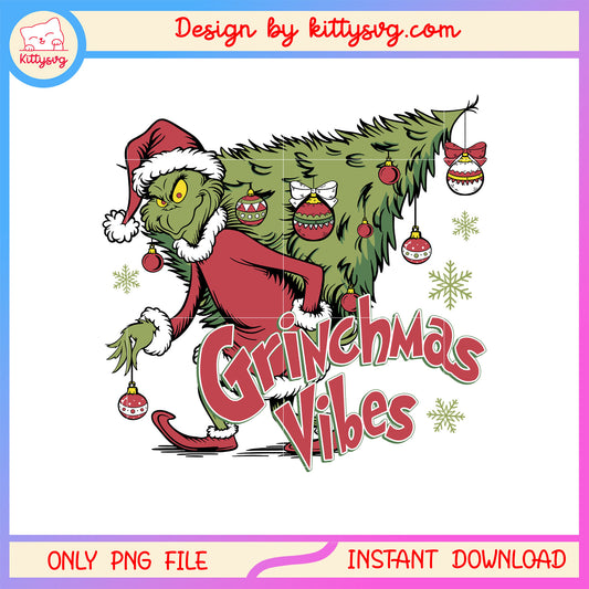 Grinchmas vibes christmas tree png, grinch christmas tree ideas png