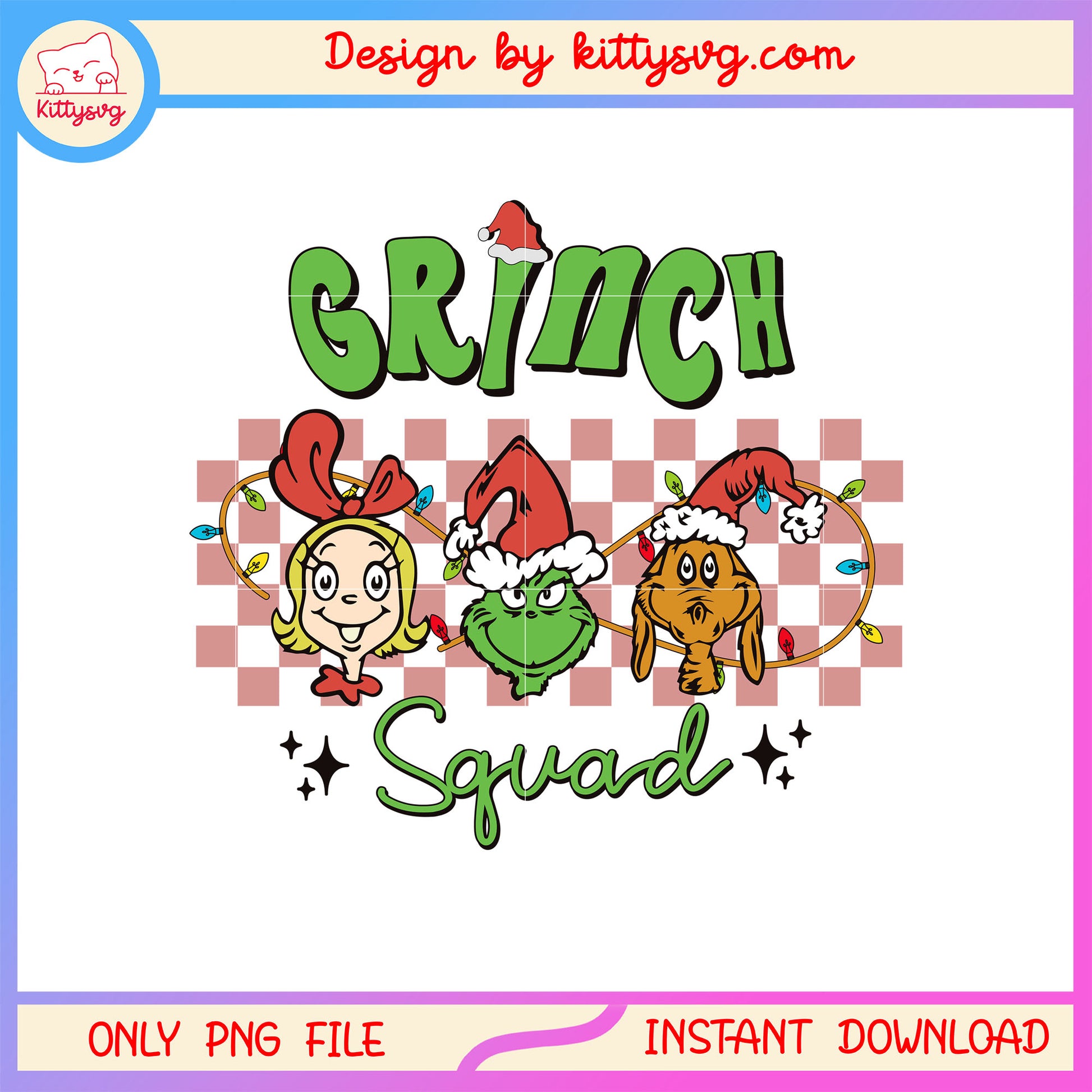 Grinch squad face christmas png, grinch christmas decorations png
