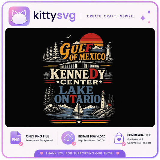 Gulf Of Mexico Kennedy Center Lake Ontario PNG, Retro PNG