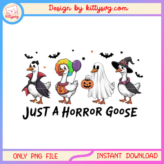 Halloween costume just a horror goose png,  cute halloween costume png