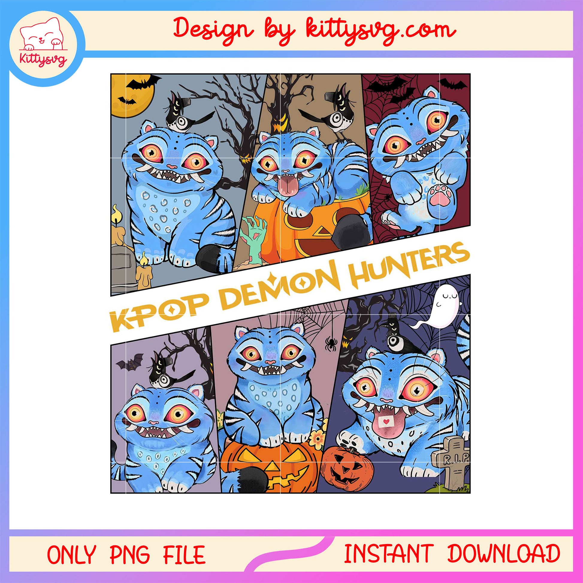 Halloween derpy tiger costume png, halloween pumpkin png