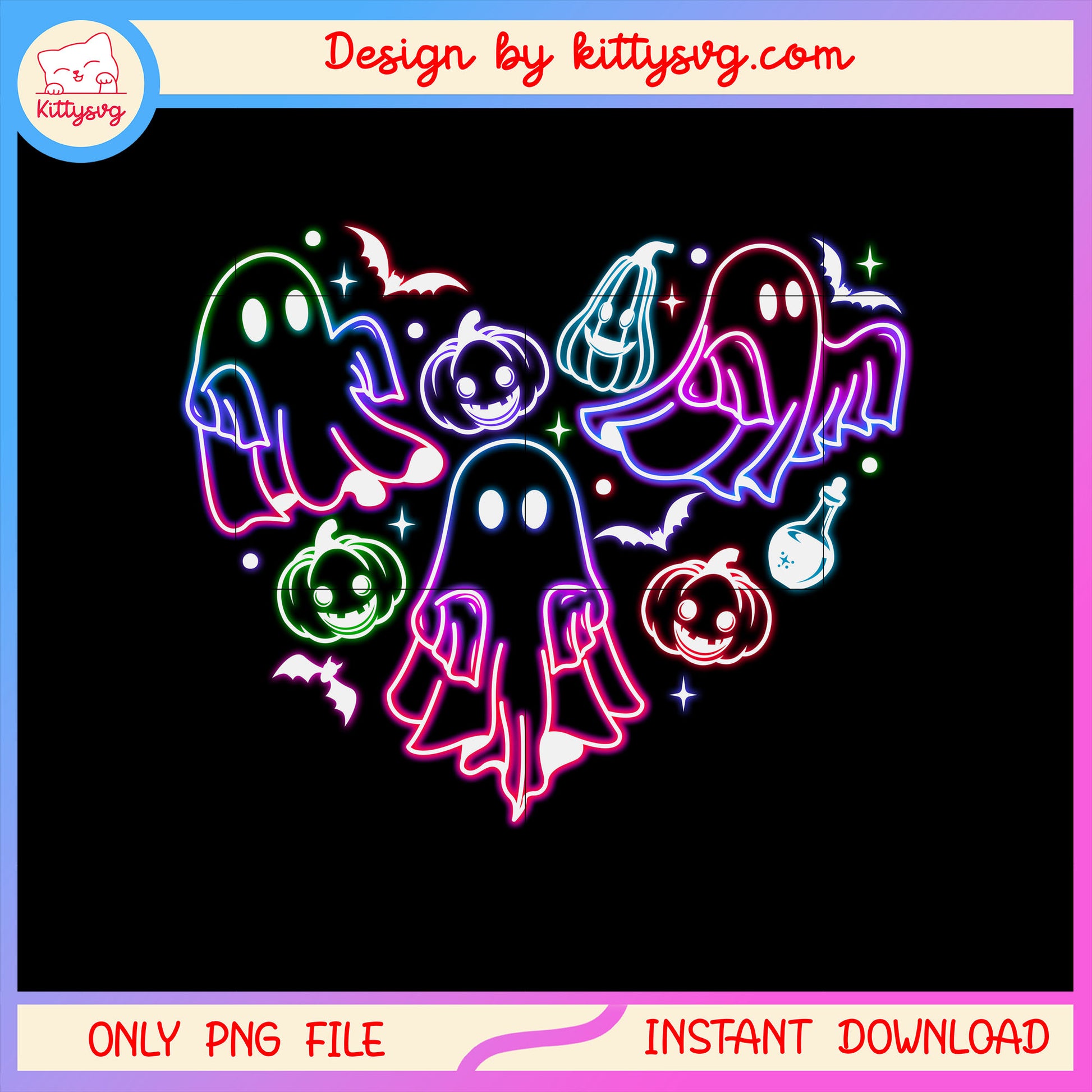 Halloween ghost sheet ghost heart shape png, cartoon cute ghost png