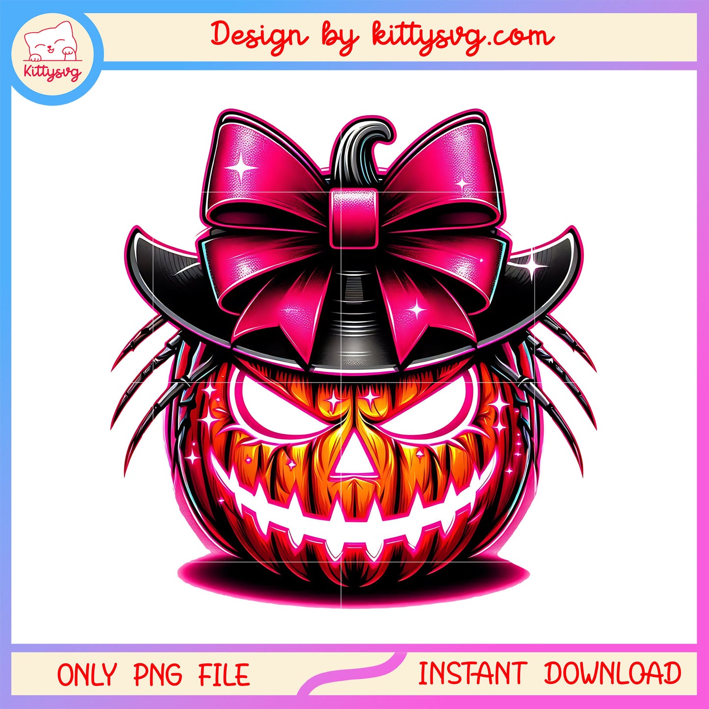 Halloween horror pumpkin decor png, trick or treat png, halloween png