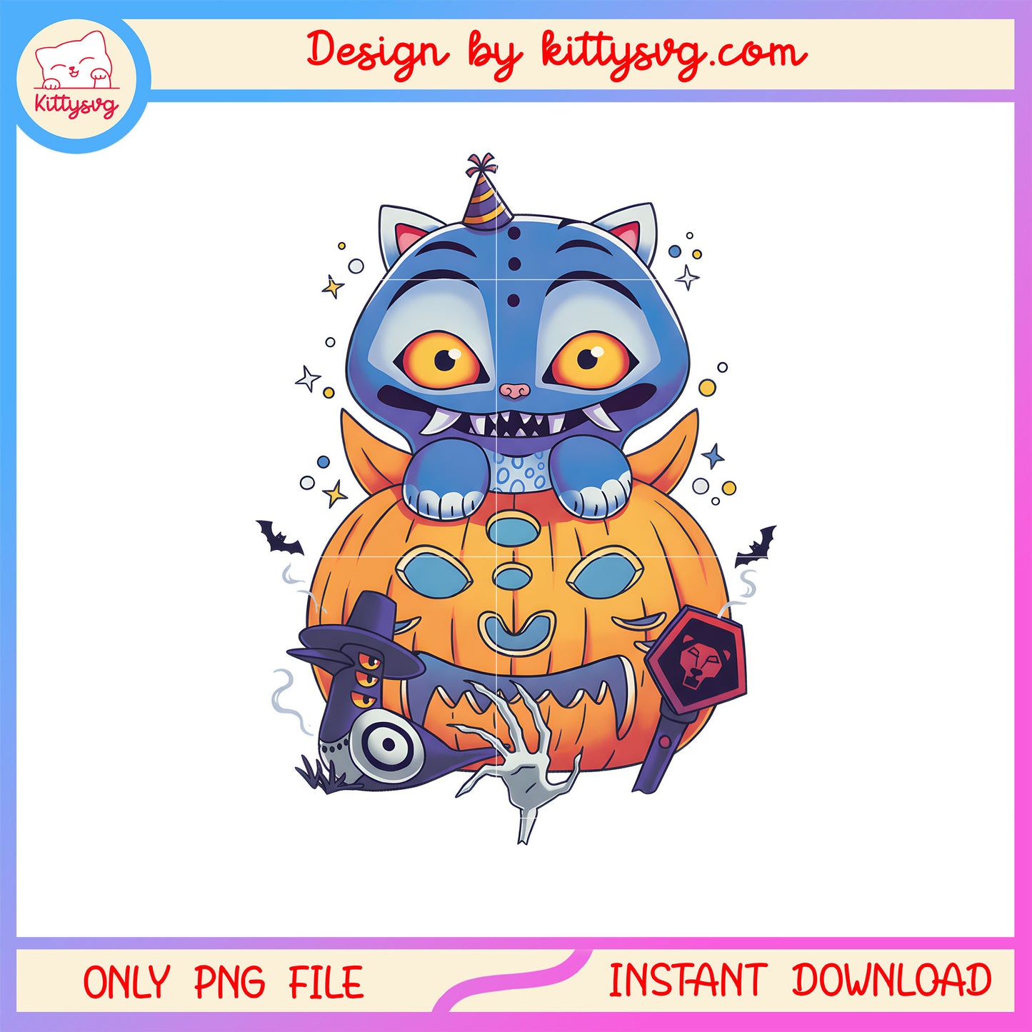 Halloween pumpkin derpy and sussie kpop png, kpop demon hunters png